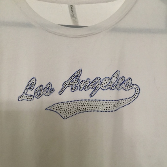 T-Shirt with Vegas Rhinestones - Picture 2 of 3